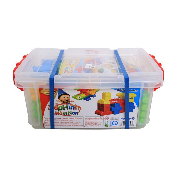 Xếp hình 68 chi tiết Anto60 cho bé