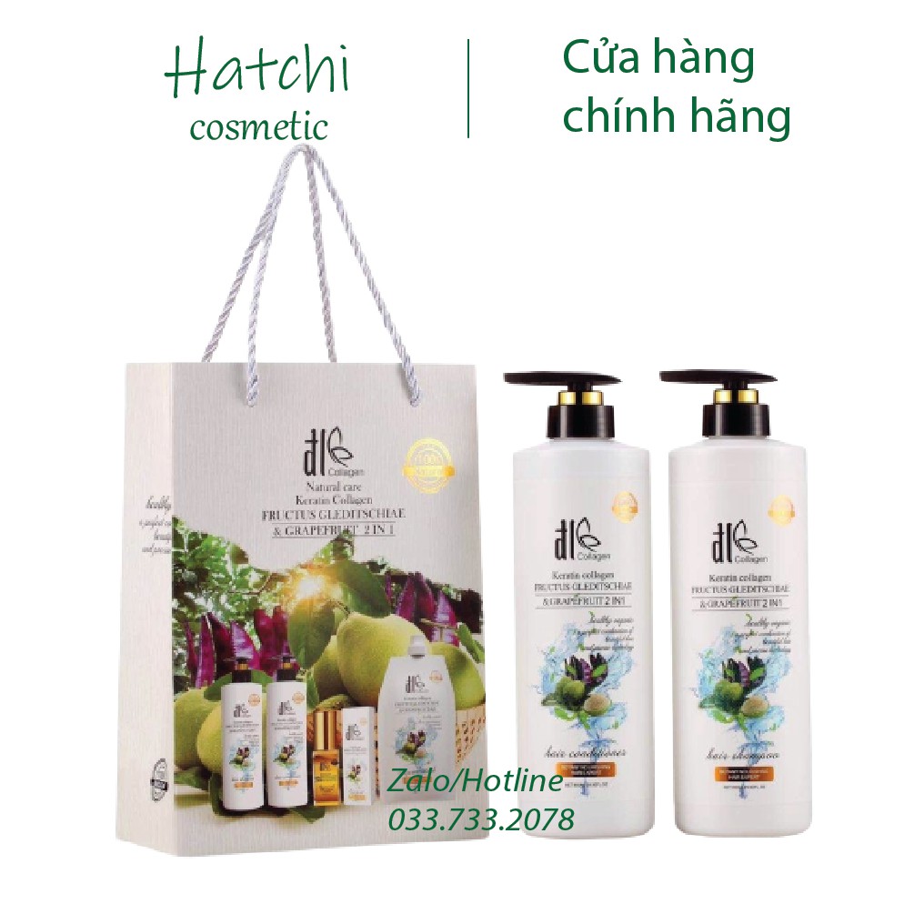 Dầu Cặp Gội Xả Bưởi Bồ Kết Grapefruit Ngăn Ngừa Rụng Tóc 850ml