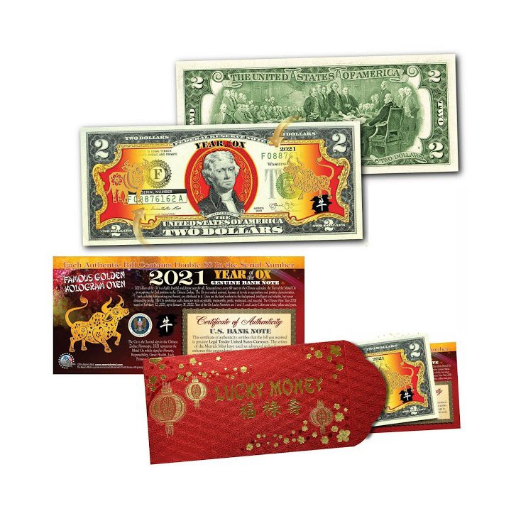 Tờ 2 usd may mắn