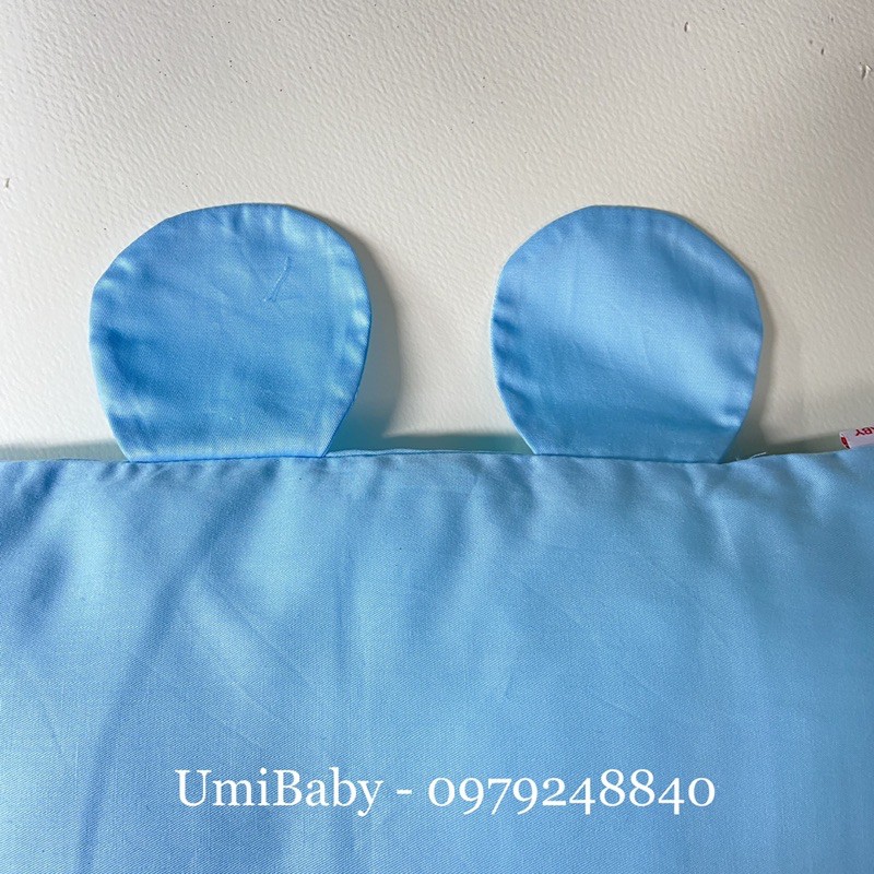 [CHÍNH HÃNG] Gối trẻ em Umibaby 100% cotton Hàn, gối sơ sinh thấm hút mồ hôi, Gối handmade cho bé từ 0-2 tuổi