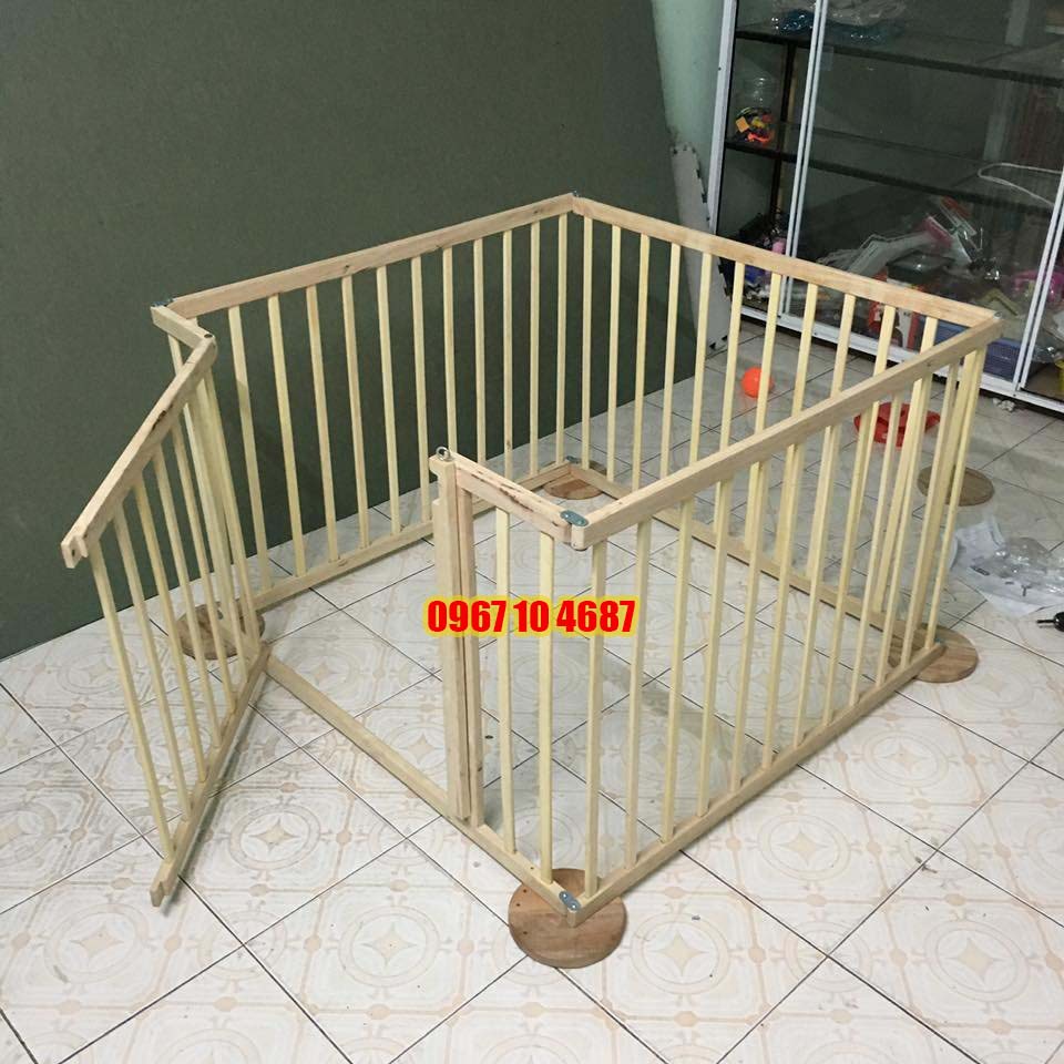 Cũi 3D cho bé 4 cánh đa năng hàng đẹp
