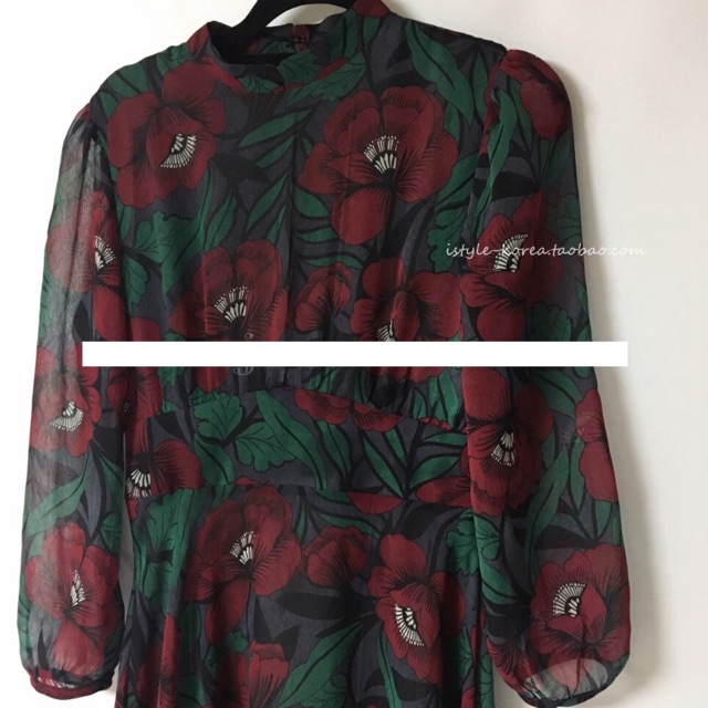 Váy voan hoa vintage