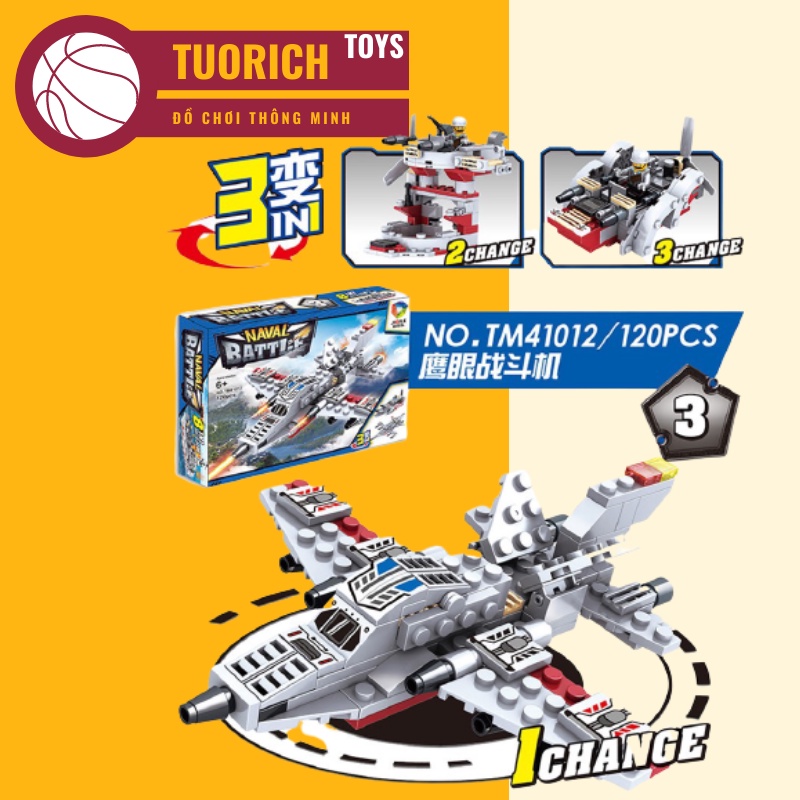 [1000 Chi Tiết] Bộ đồ chơi lắp ráp xếp hình Lego Tàu Chiến Hạm, máy bay chiến đấu, Lego Thuyền bảo vệ bờ biển, đồ chơi L