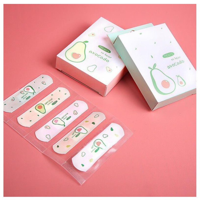 HỘP 20 MIẾNG BĂNG CÁ NHÂN HÌNH TRÁI CÂY ĐÀO DÂU BƠ CHANH SIÊU DỄ THƯƠNG, BĂNG KEO CÁ NHÂN CHĂM SÓC VẾT THƯƠNG HIỆU QUẢ