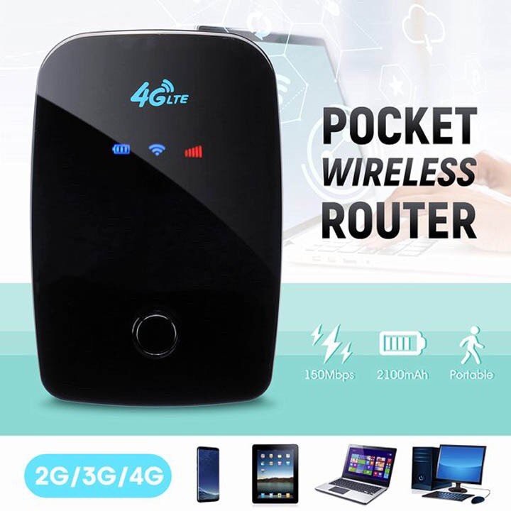 SC801 Bộ Phát Wifi Đa Năng  4G LTE Từ sim 3G 4G 5G Pin khủng Tốc Độ Phát Mạng Đỉnh Cao Dùng Sim Đa Mạng