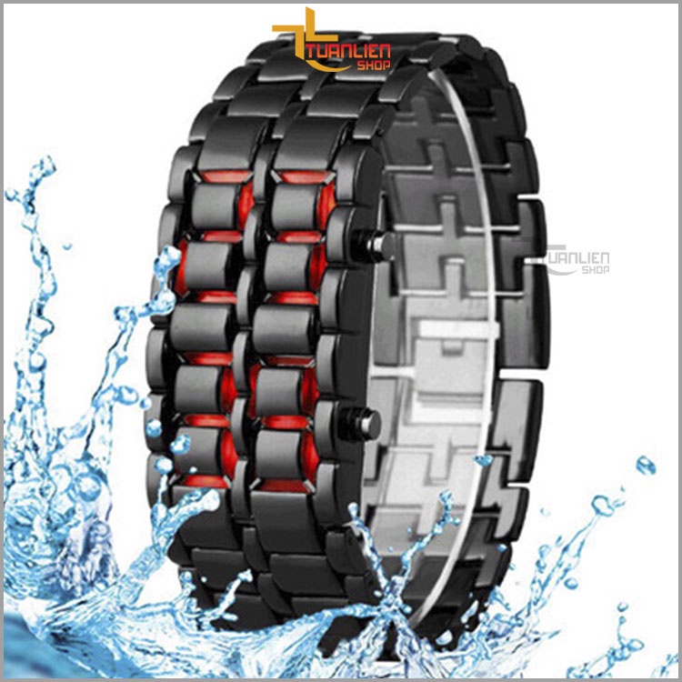 Đồng hồ điện tử màn hình led nam nữ dây thép kiểu dáng vòng tay sành điệu - TUANLIENSHOP