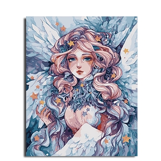 Bộ Tranh Sơn Dầu Diy Trang Trí Nội Thất Mẫu Xz389Cs Wcl Size 15.74x19.68 Inch