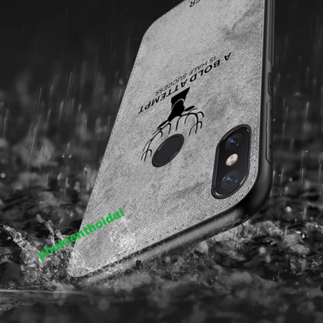 Ốp lưng Xiaomi Mi 8 Pro Vải Deer hươu cao cấp thời trang