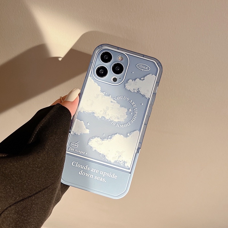 (SIÊU RẺ) Ốp lưng iphone có thanh đỡ xanh bầu trời mây 7plus/8/8plus/x/xr/xs/11/12/13/pro/max/plus/promax
