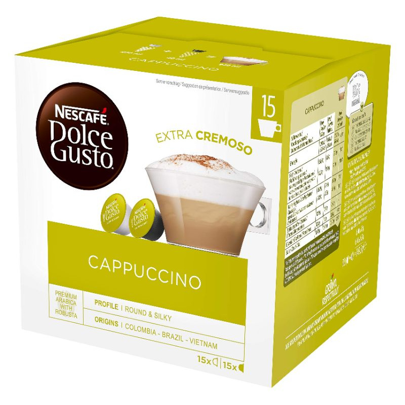 Hộp 30 Viên nén Cafe Dolce Gusto Cappuccino made in Germany (HSD 04/2023)