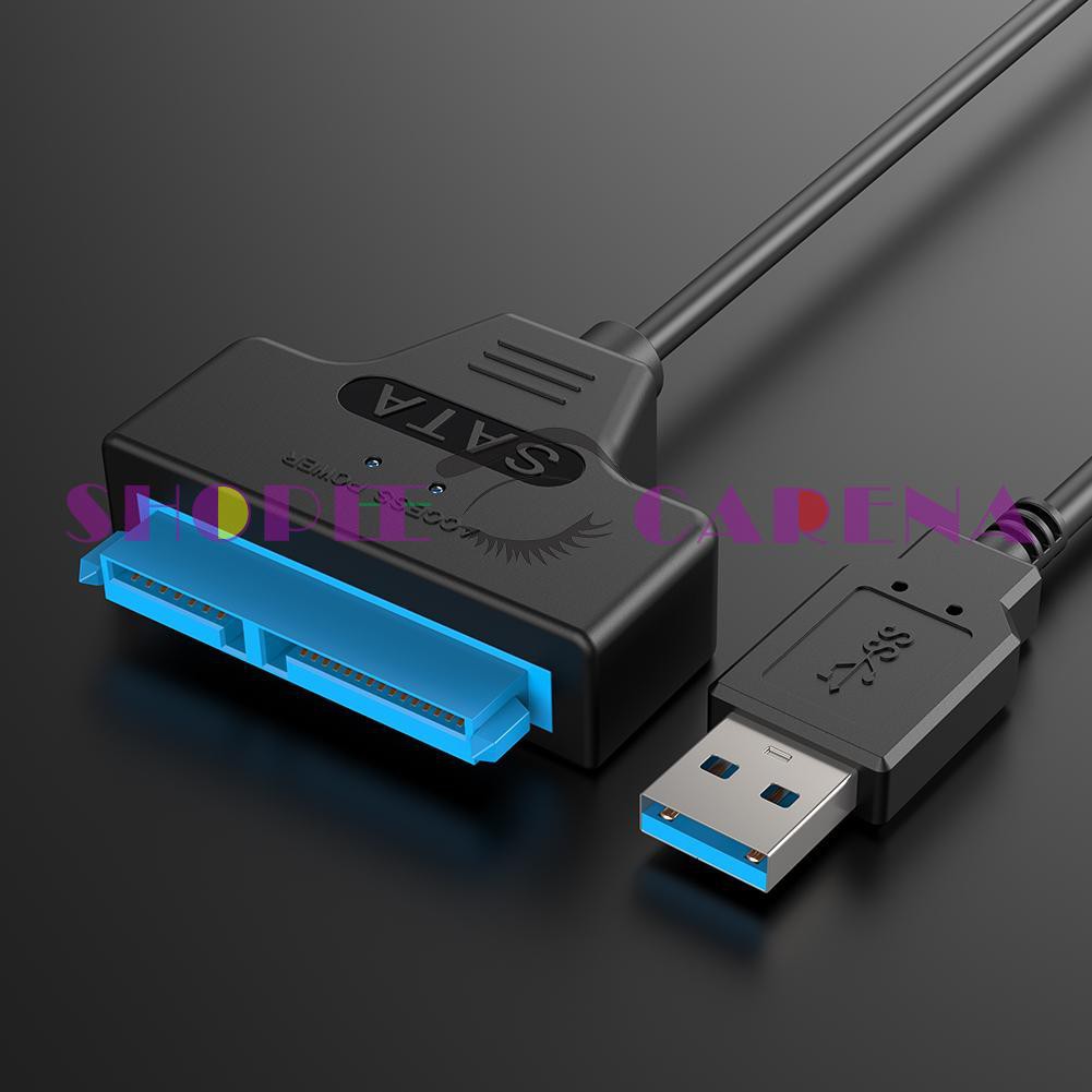Dây cáp chuyển đổi đầu cắm USB 3.0 ra đầu cắm SATA7+15 chân cho ổ cứng SSD 2.5 inch