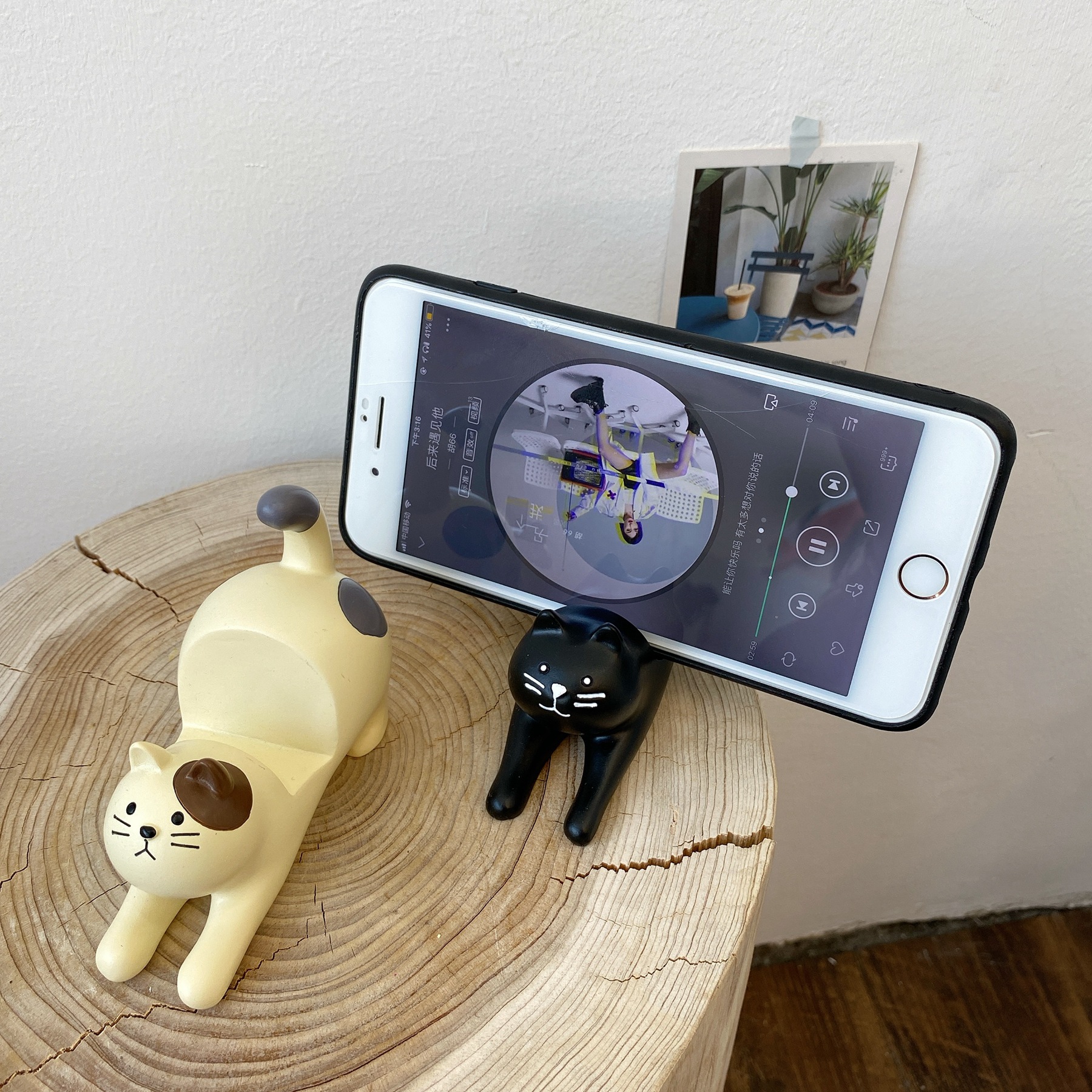 Dễ Thương Giá Đỡ Điện Thoại Để Bàn Hình Mèo Lười Đáng Yêu | BigBuy360 - bigbuy360.vn