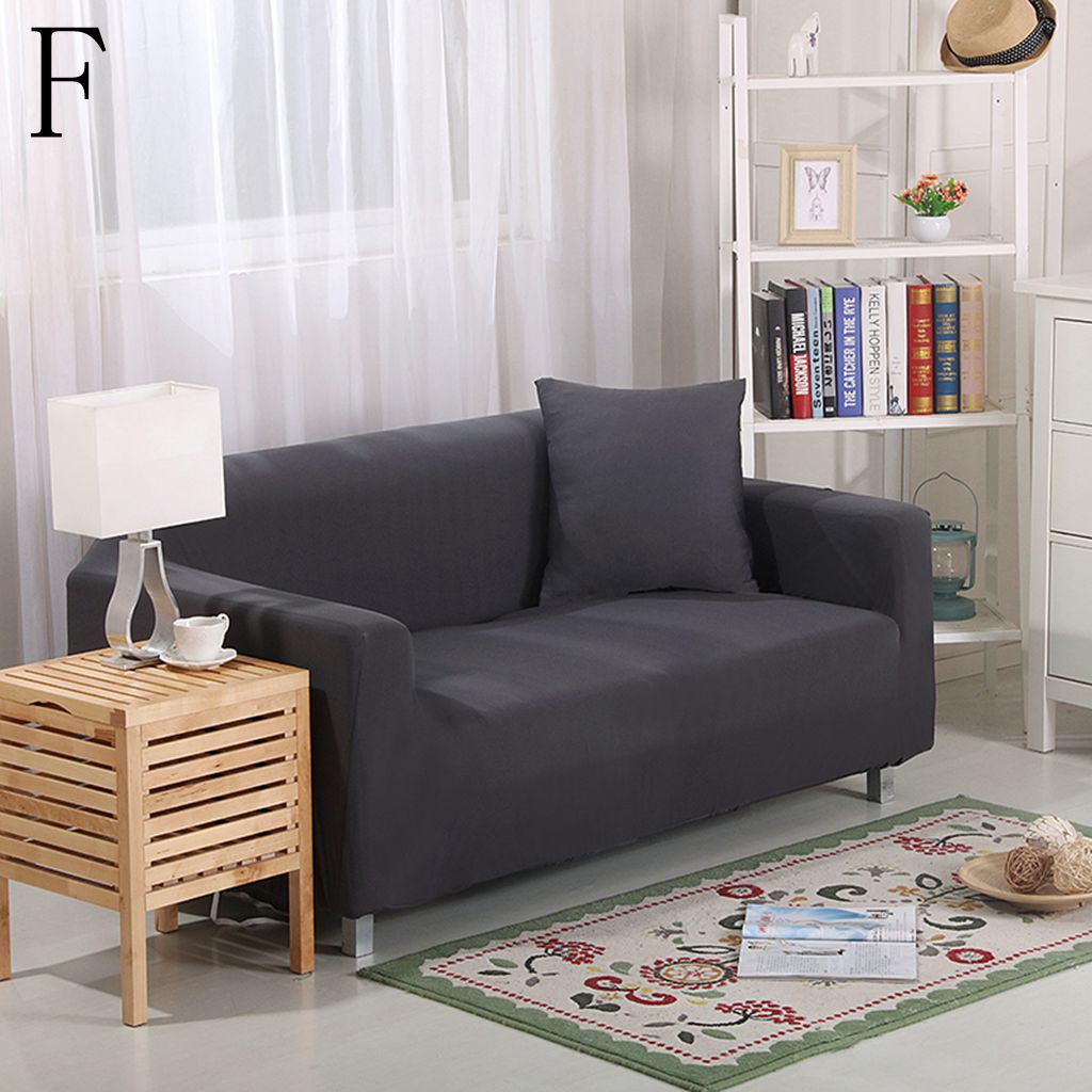 🥰1 Seater 🥰Warna Plain Color Sofa Murah Sarung Sofa Cover Elastic Protector