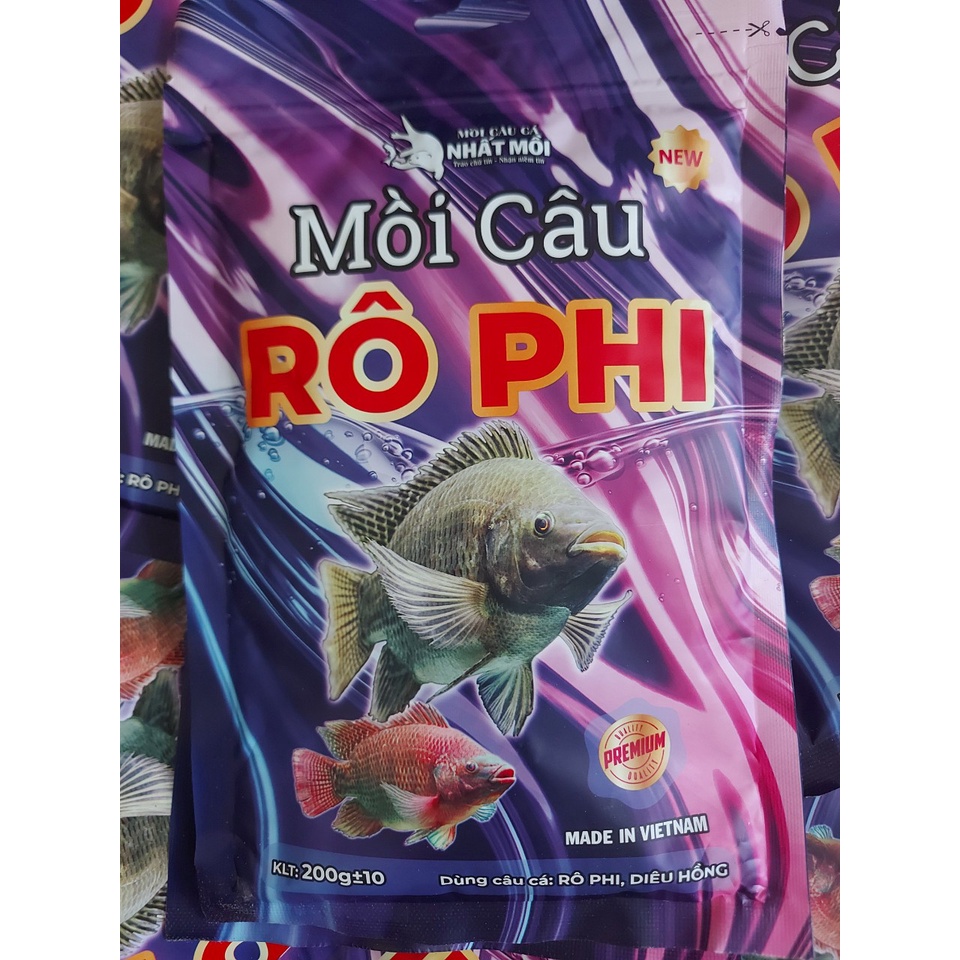 Mồi câu cá Rô Phi. Mồi câu cá Phú Thành