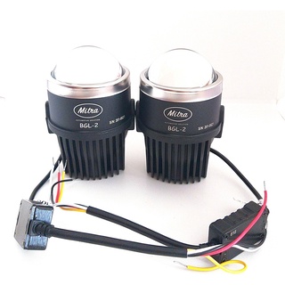 Bộ 2 Bi LED gầm Mitra 3 inch siêu sáng và chống nước cho xe ô tô