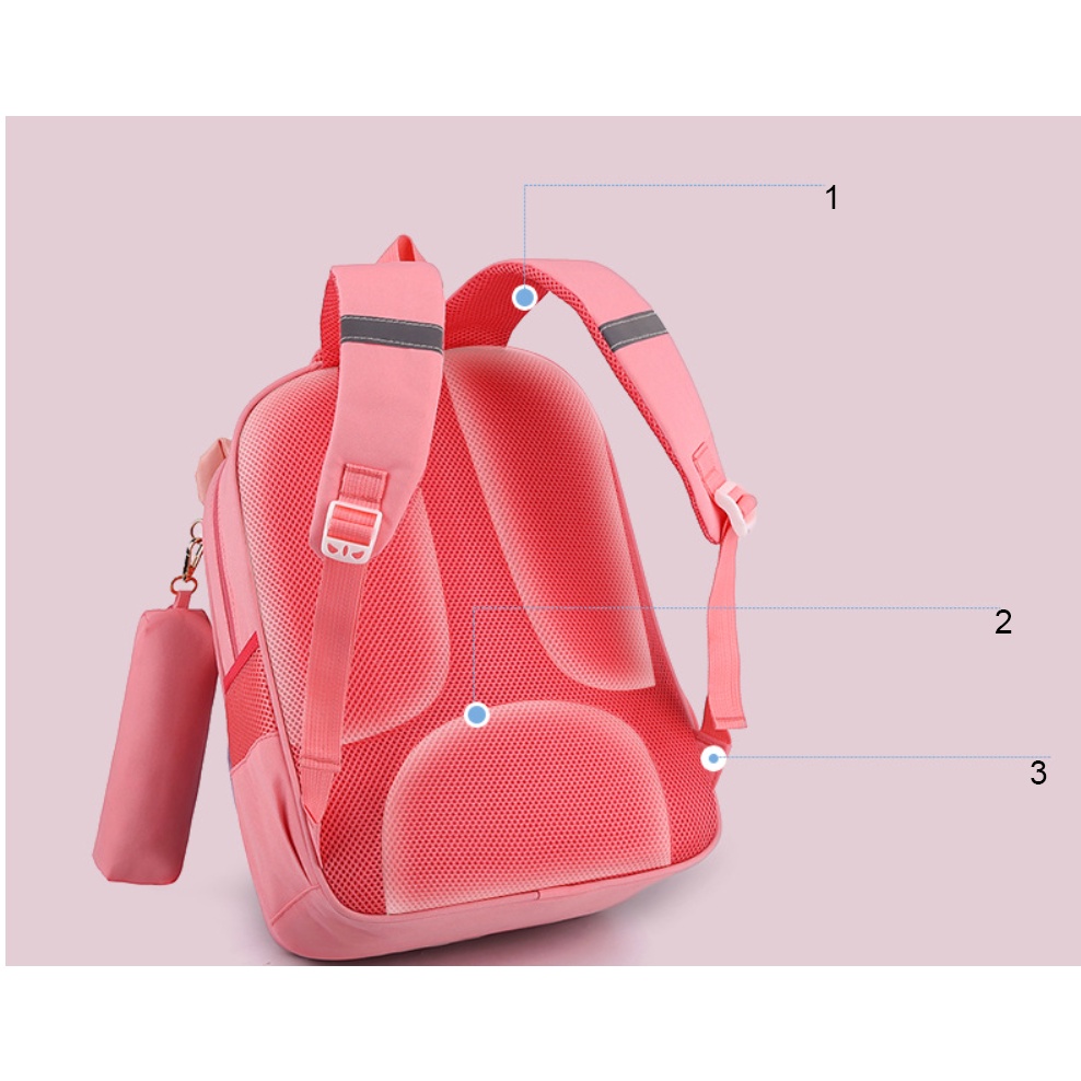 Balo học sinh tiểu học siêu nhẹ chống gù chống nước cao cấp phong cách mới