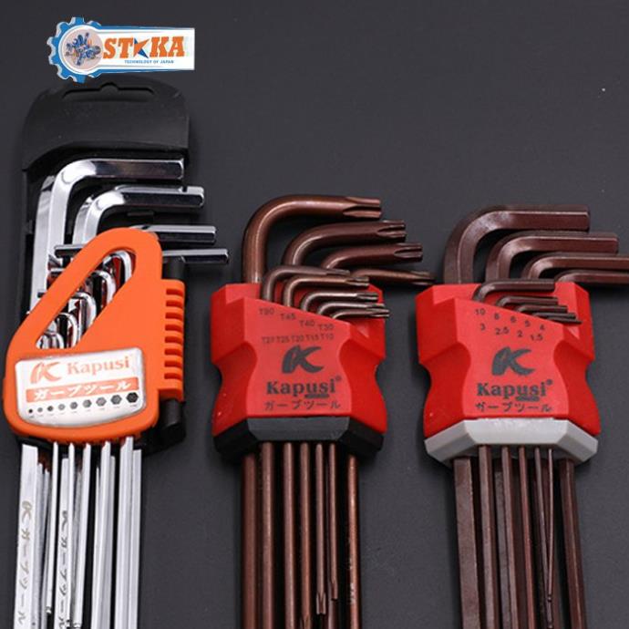 Lục Giác Kapusi Nhật Bản 9 Món Chi Tiết - Lục Giác Bông, Hoa Thị - Bảo Hành 12 Tháng