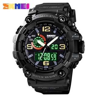 Đồng Hồ Kỹ Thuật Số SKMEI 1520 Thời Trang Nam Hai Màn Hình Hiển Thị Kháng Nước 50m Có Chức Năng Báo Thức