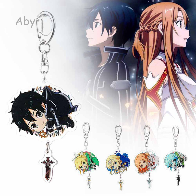 Móc Khóa Hình Nhân Vật Hoạt Hình Sword Art Online