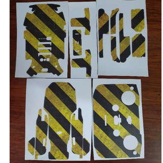 Skin Trang Trí Bảo Vệ Dji Mavic Mini 2 - Giá Rẻ Chất Lượng - Vàng Đen Ver 1