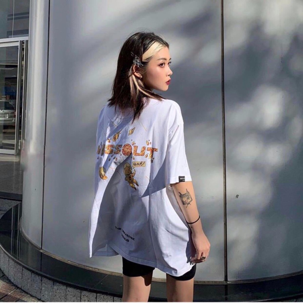 Áo Phông In Chữ MISSOUT AT47 CHANREEN [RẺ VÔ ĐỊCH] 🍀Phông tay lỡ oversize ,đủ màu, unisex nam nữ mặc được Ulzzang☘️