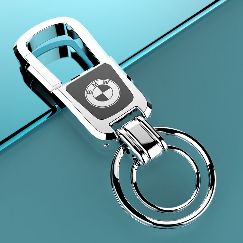 Móc Khóa Kim Loại Hình Logo Mercedes-Benz Bmw Audi Volkswagen Buick Honda Toyota