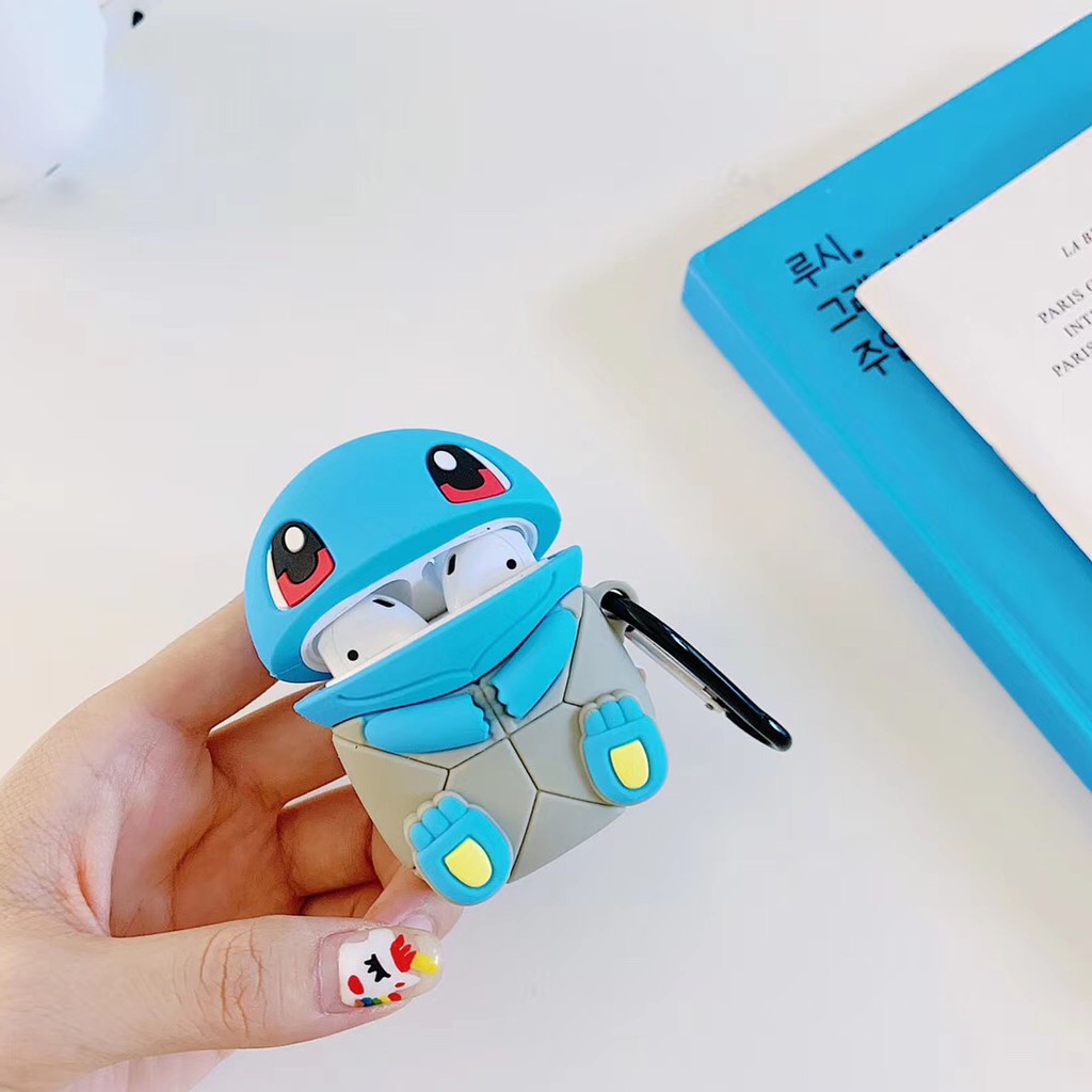 Blue Silicone Pokemon Casing airpods case AirPod soft casing cartoon cover new arrival case i15 i18