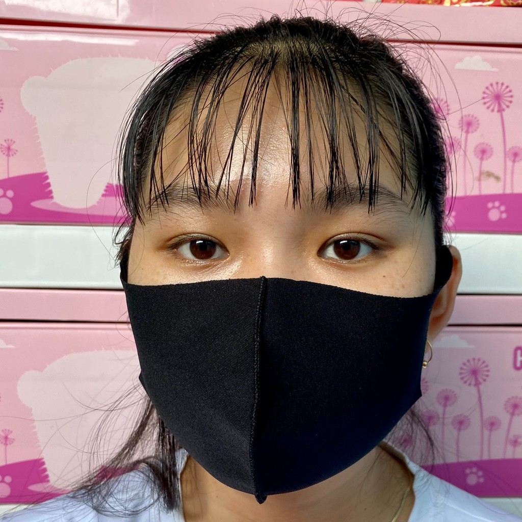 Khẩu Trang vải Su (Poly 2 da loại cao cấp ) Combo 10 cái - Đẹp, may kỹ, đáng đồng tiền bát gạo #8