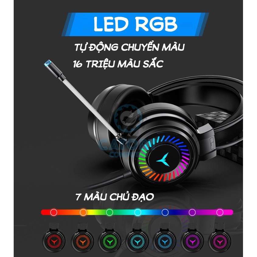 HÀNG CAO CẤP -  Tai Nghe Gaming 7.1 G58 Có Micro 360 Độ LED RGB Chuyên Game (No Box) – BH 12 Tháng  - Hàng Cao Cấp