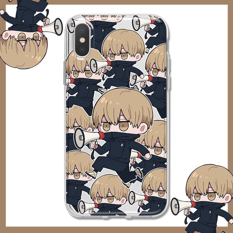 Ốp điện thoại mềm trong suốt in hình anime Jujutsu Kaisen Inumaki Toge cho Samsung s20 s10 s9 s8