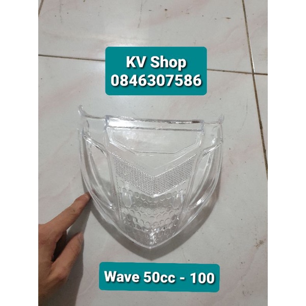 Ốp hậu trắng wave 50cc - 100 - 110, ( Từ đời 2006 - 2022 )