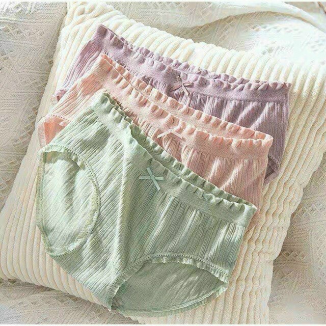 Quần Lót Nữ, Quần Chip Cotton Nữ Sợi Tre Kháng Khuẩn Cao Cấp