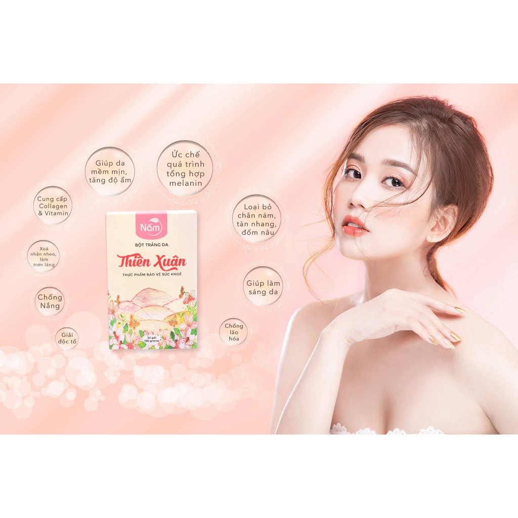 COLLAGEN - Thiên Xuân Bột Uống Trắng Da Thần Tốc Chính Hãng