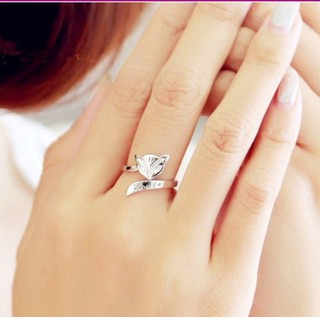 Nhẫn hồ ly mạ bạc cho nữ - Nhẫn hồ ly NH015