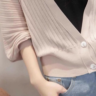Carigan gân 2 cúc cho nữ