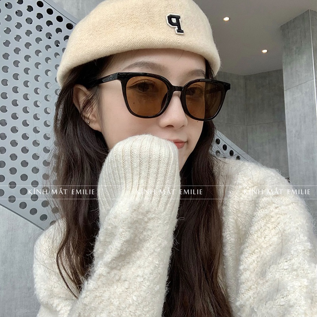 Gọng kính mát vuông nam nữ siêu hot Kính mắt Emilie phụ kiện thời trang Momati