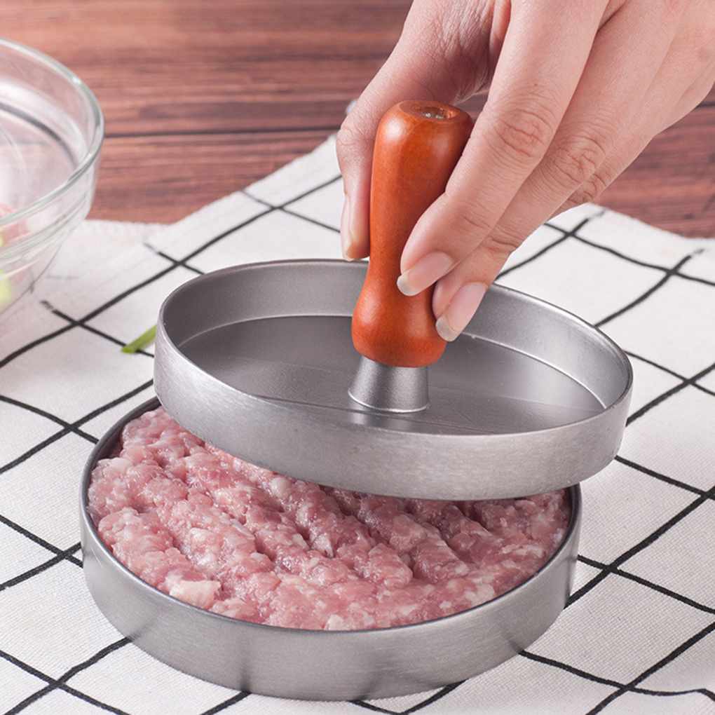 Khuôn ép thịt làm nhân bánh hamburger tiện dụng đa năng