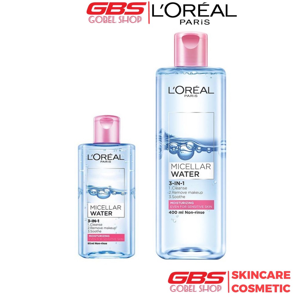 Nước Tẩy Trang Loreal Paris, L'Oreal Paris 3-in-1 Micellar Water Moisturizing - Màu Hồng