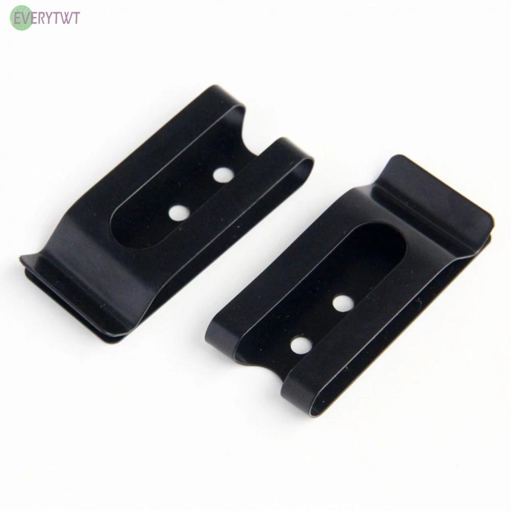 【Ready Stock】2PC Buckle Clip Holster Sheath Belt Clip Manganese Steel Hook Clasp for Leather@New