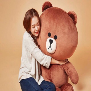 Gấu Brown khổ vải 1m2 Cao 1m
