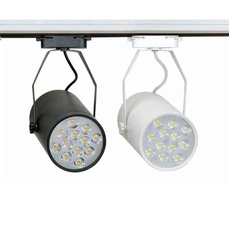 Đèn Led rọi ray 12 W vỏ đen ,vỏ trắng trang trí shop quần áo