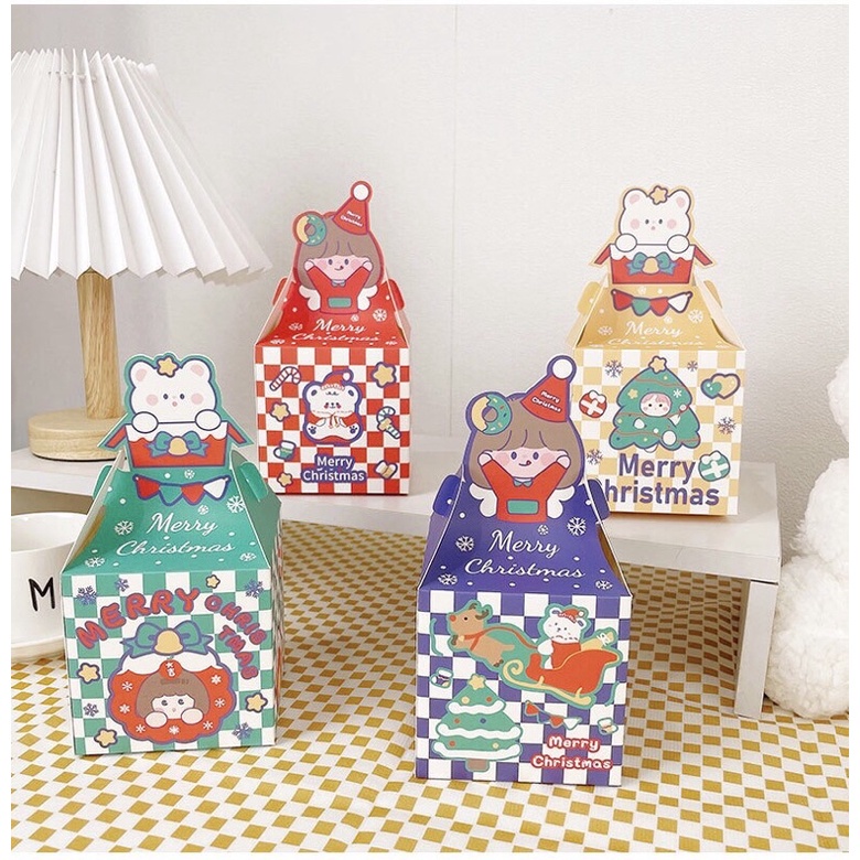 Hộp đựng quà giáng sinh NOEL nhỏ xinh nhiều mẫu dễ thương Cute Shop