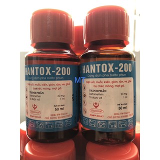 Hantox-200 - DIỆT MẠT, RUỒI, MUỖI, KIẾN, GIÁN...