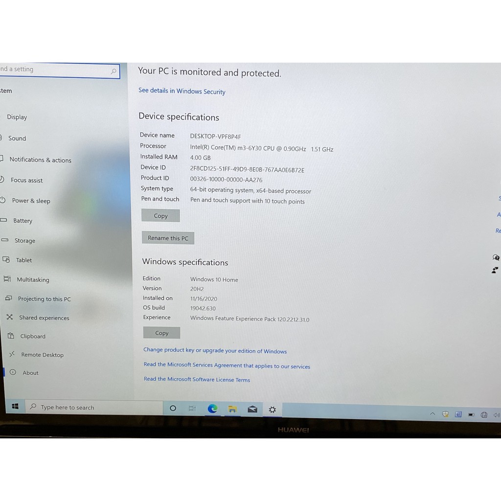 Laptop 2 in 1 HuaWei MateBook Intel Core M3 (laptop và máy tính bảng) kèm bao da bàn phím | BigBuy360 - bigbuy360.vn