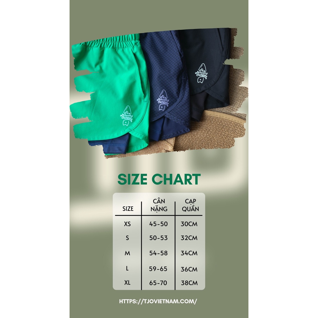 Quần đùi thể thao 2 lớp đạp xe, chạy bộ cực thích, có thể dùng đi bơi - THEGATE