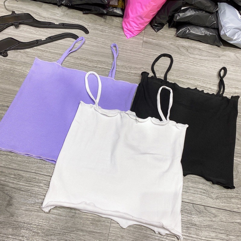 Áo Croptop nữ ba lỗ Siêu Xinh croptop ôm body | BigBuy360 - bigbuy360.vn