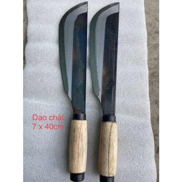 Dao chặt xương chặt dừa bằng thép cán gỗ
