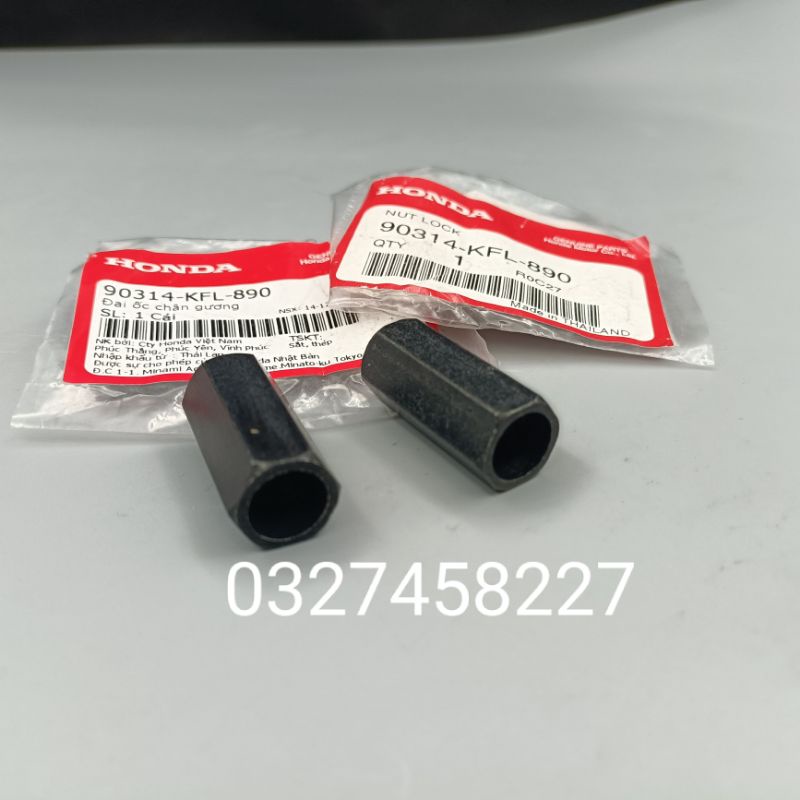 Ốc bắt nối chân gương chiếu hậu xe WAVE thái, FUTURE 1 zin honda