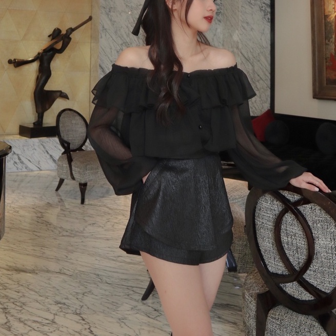 Linda skirt - Quần sooc giả váy