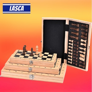Bộ cờ vua hộp gỗ nam châm cao cấp 29x29, 34, 39 cm tặng 2 hậu folding wooden magnetic chess set toy including 2 queens